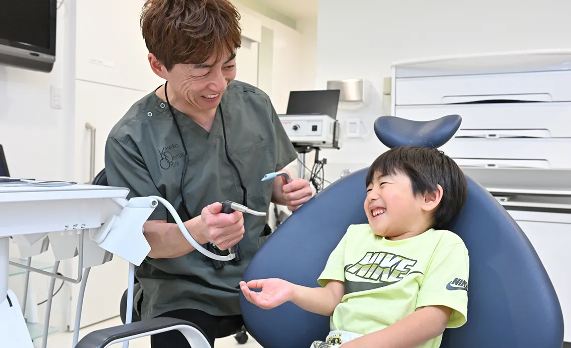 小児矯正で早期に顎を拡げ、鼻呼吸を促す