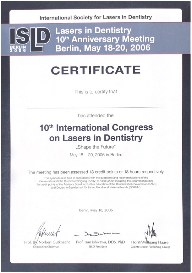 2006.05.18〜20<br>ドイツにてレーザー学会研修修了